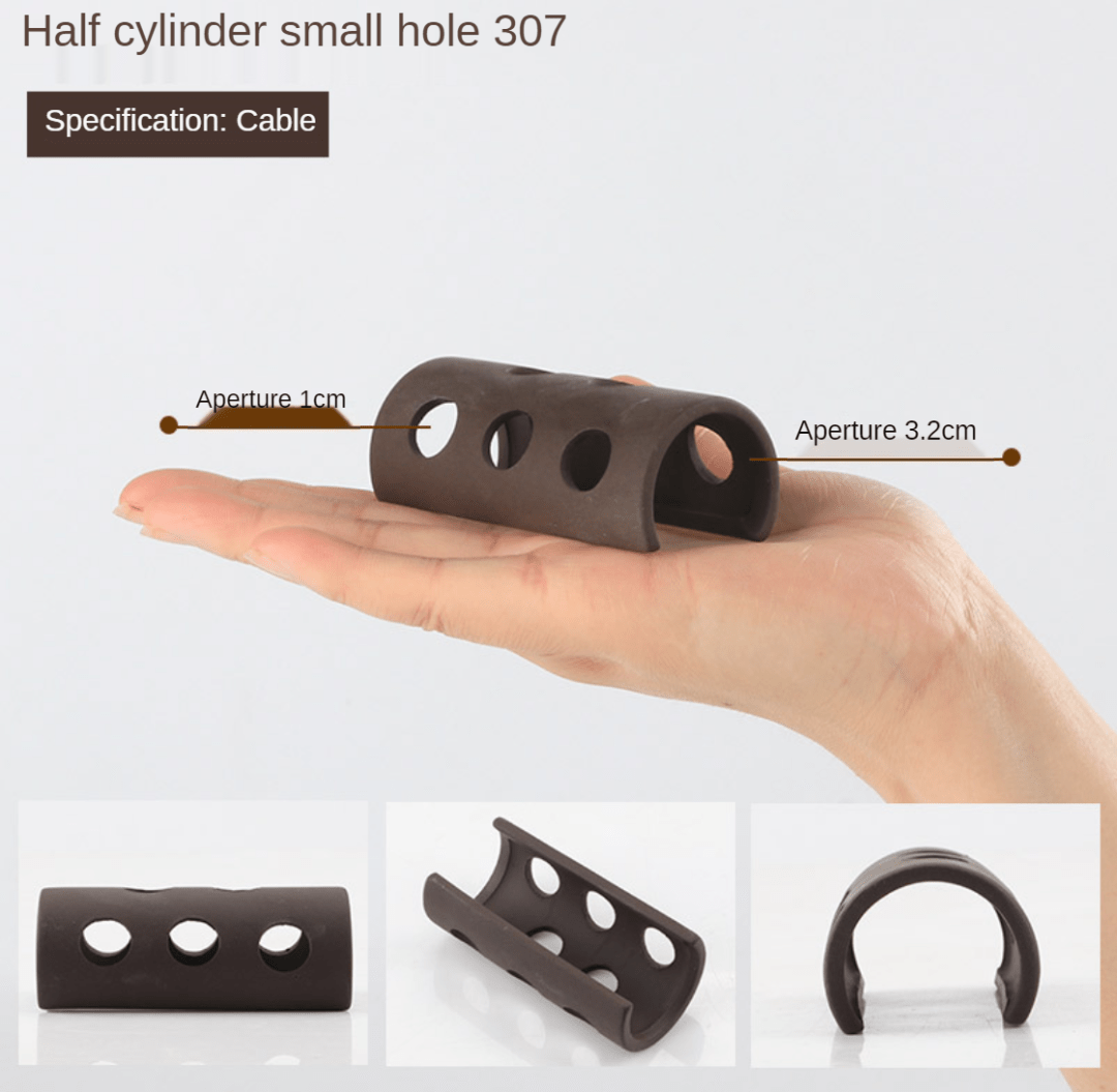 Ceramic Shelter - Half Cylinders - Planted Aquaria