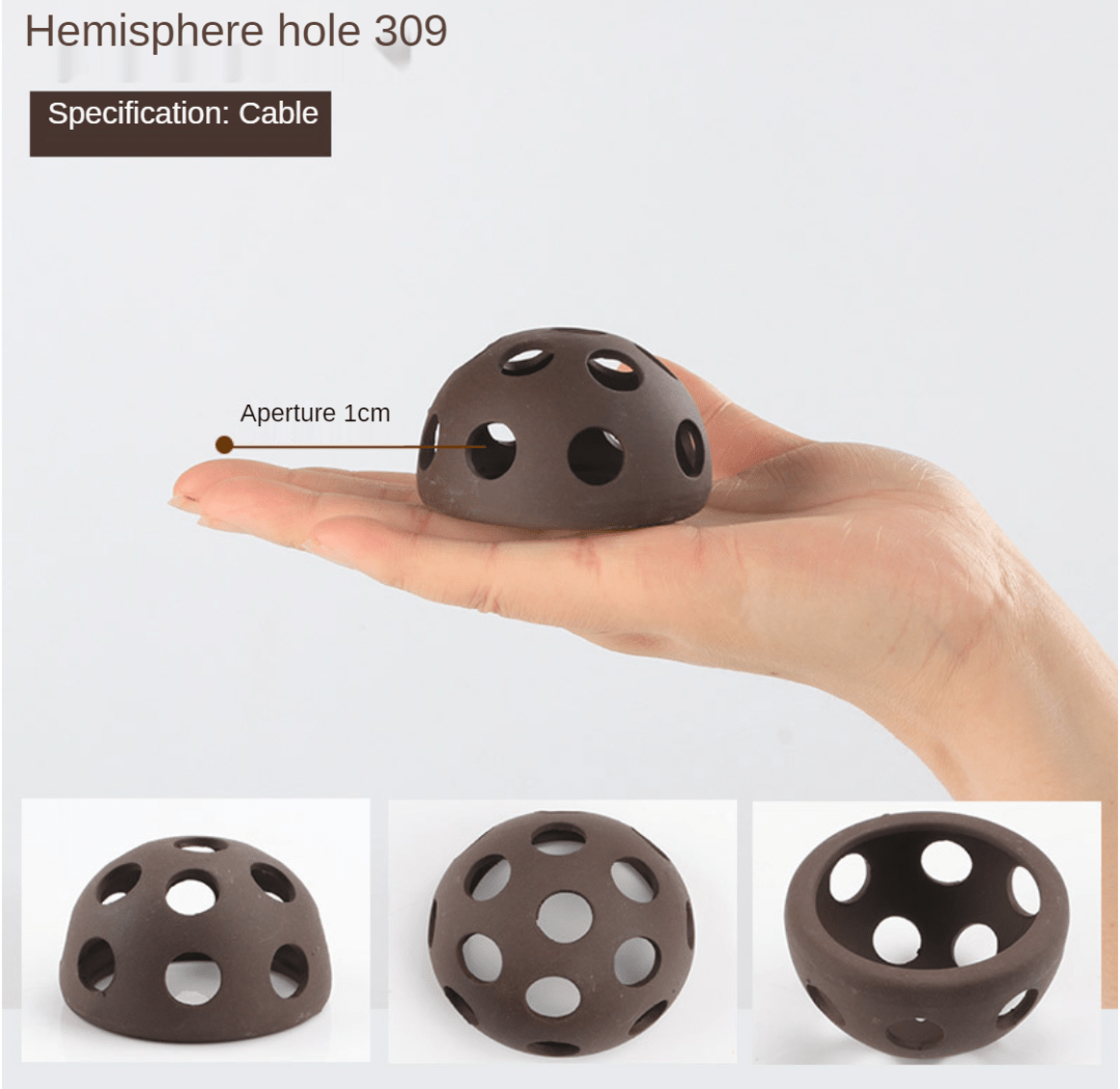 Ceramic Shelter - Hemisphere Hole - Planted Aquaria