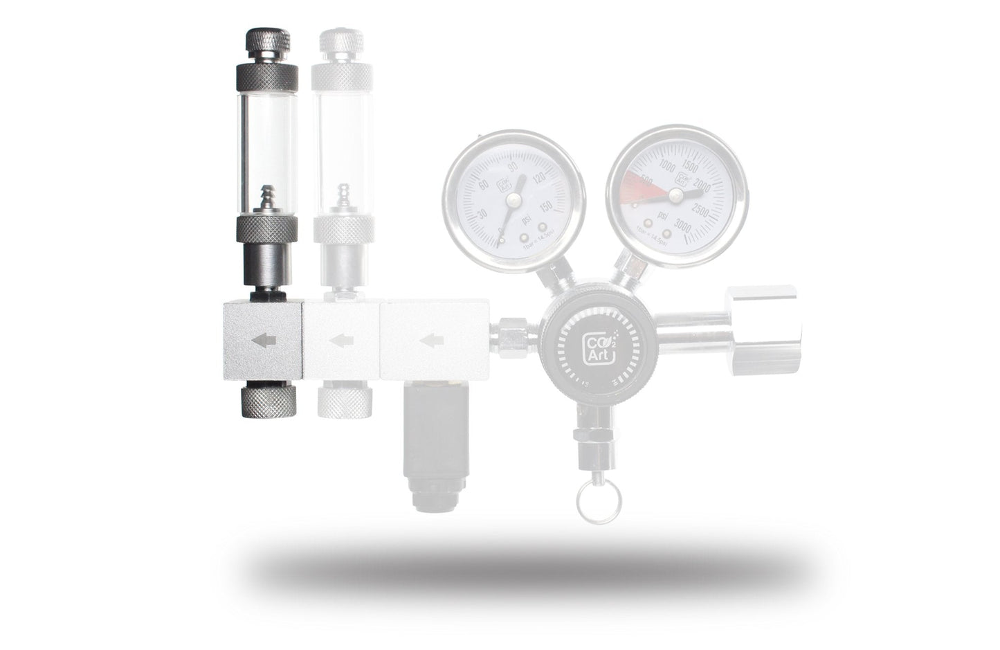 CO2Art Manifold Block for PRO - Elite Series Regulator - Planted Aquaria