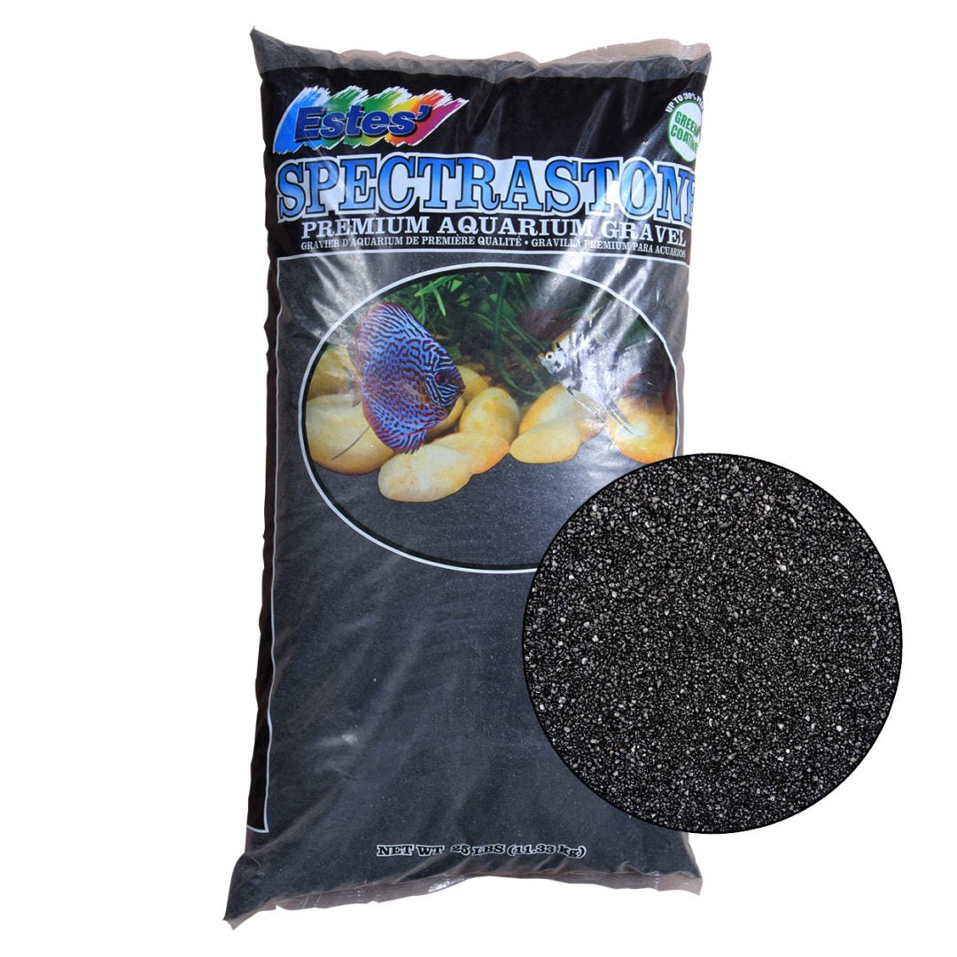 Estes Stoney River Premium Aquarium Sand - Black - Planted Aquaria
