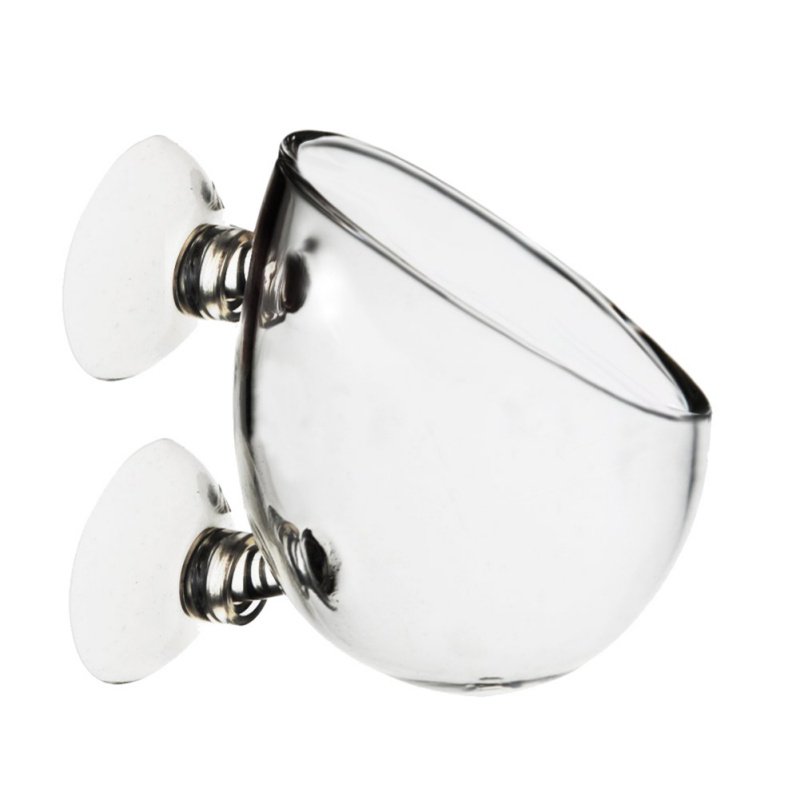 Glass Pot Suction Cup Mount - Planted Aquaria