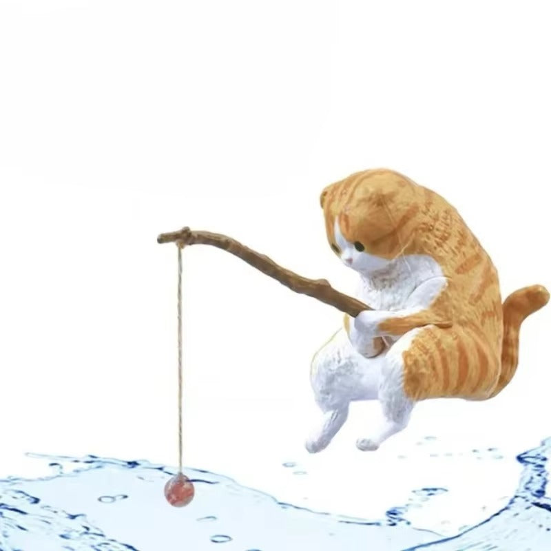 Fishing Cat Ornaments