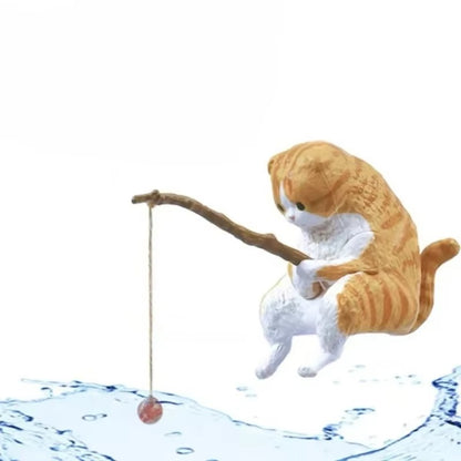 Fishing Cat Ornaments