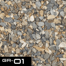 ADA KUMU GR - 01 Flat River Gravel S 250mL - Planted Aquaria