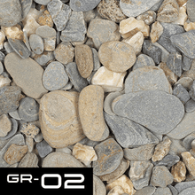 ADA KUMU GR - 02 Flat River Gravel 250mL - Planted Aquaria