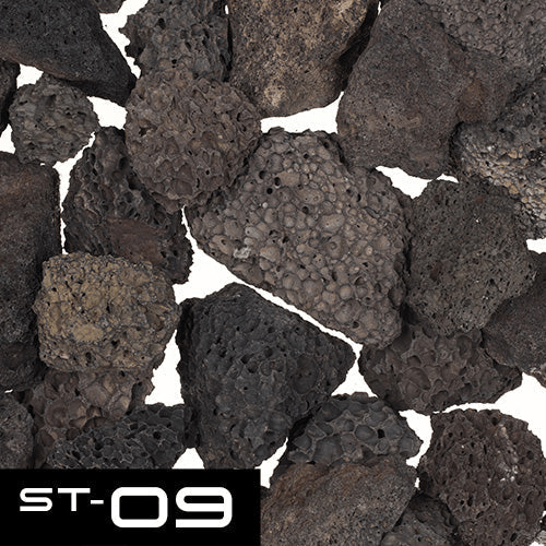 ADA KUMU ST - 09 Black Lava Stone 150g - Planted Aquaria