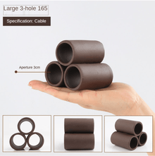 Ceramic Shelter - Large 3 - Hole Tubes - Planted Aquaria