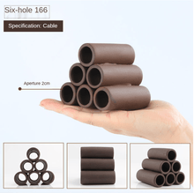 Ceramic Shelter - Small 6 - Hole Tubes - Planted Aquaria