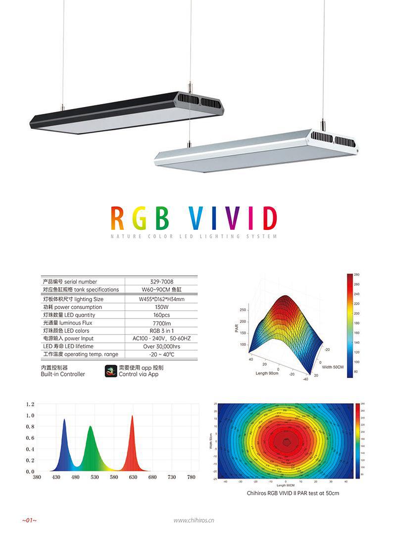 Chihiros RGB Vivid - II (Silver) - Planted Aquaria