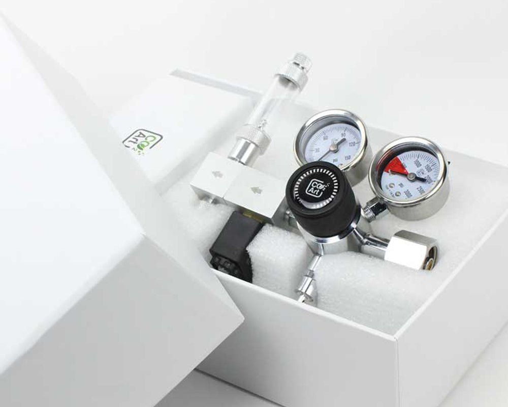 CO2Art Pro - Elite Series CGA320 - The Most Advanced Aquarium Dual Stage CO2 Regulator - Planted Aquaria