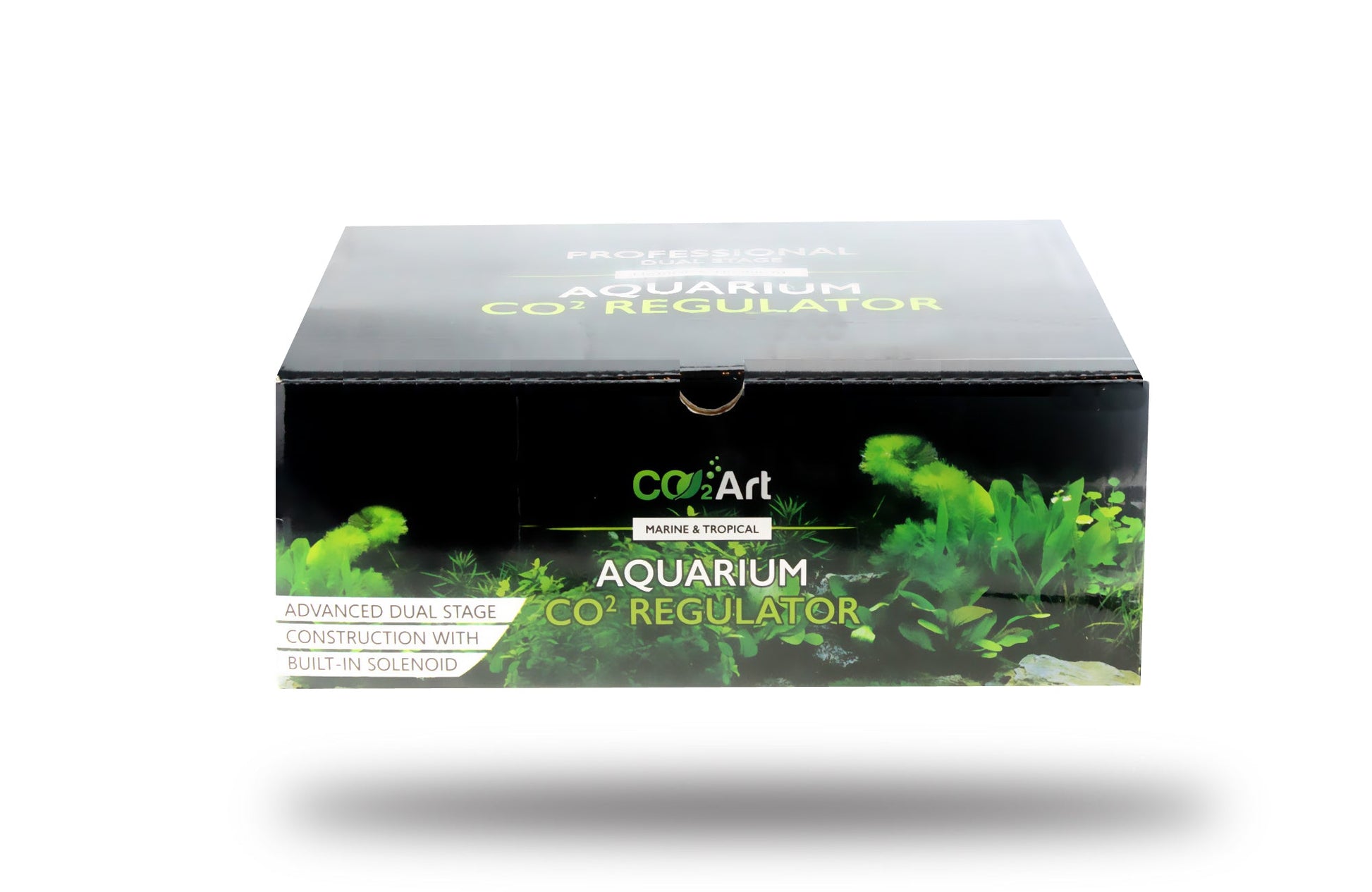 CO2Art PRO - SE Series CGA320 - Aquarium CO2 Dual Stage Regulator with Integrated Solenoid - Planted Aquaria
