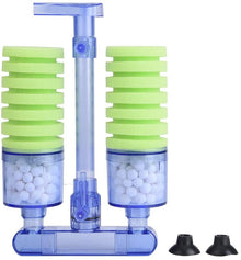 Dual Aquarium Sponge Filter with Bio - Chamber - Planted Aquaria