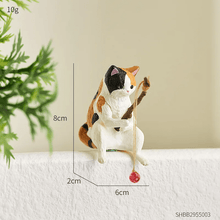 Fishing Cat Ornament - Calico - Planted Aquaria