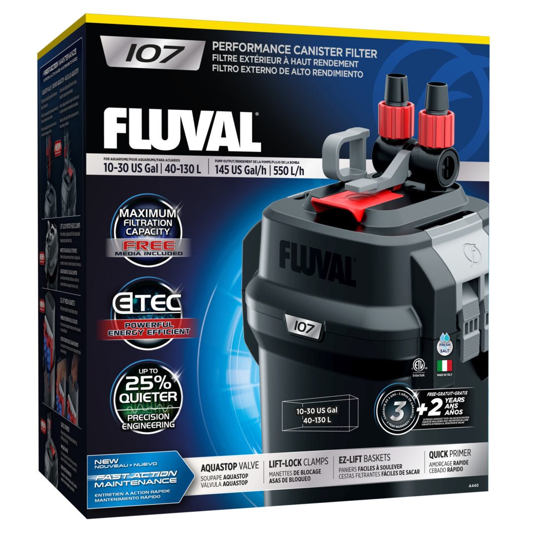 Fluval 107 Performance Canister Filter - Planted Aquaria