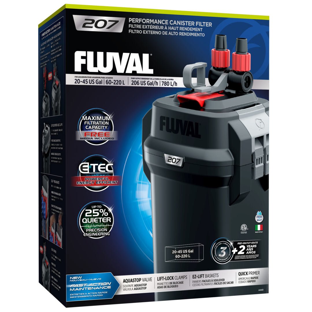 Fluval 207 Performance Canister Filter - Planted Aquaria