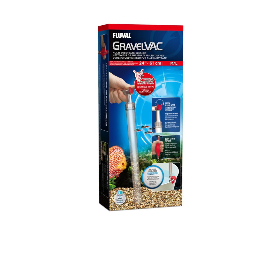 Fluval Gravel Vac Multi - Substrate Cleaner - Medium / Large - Planted Aquaria