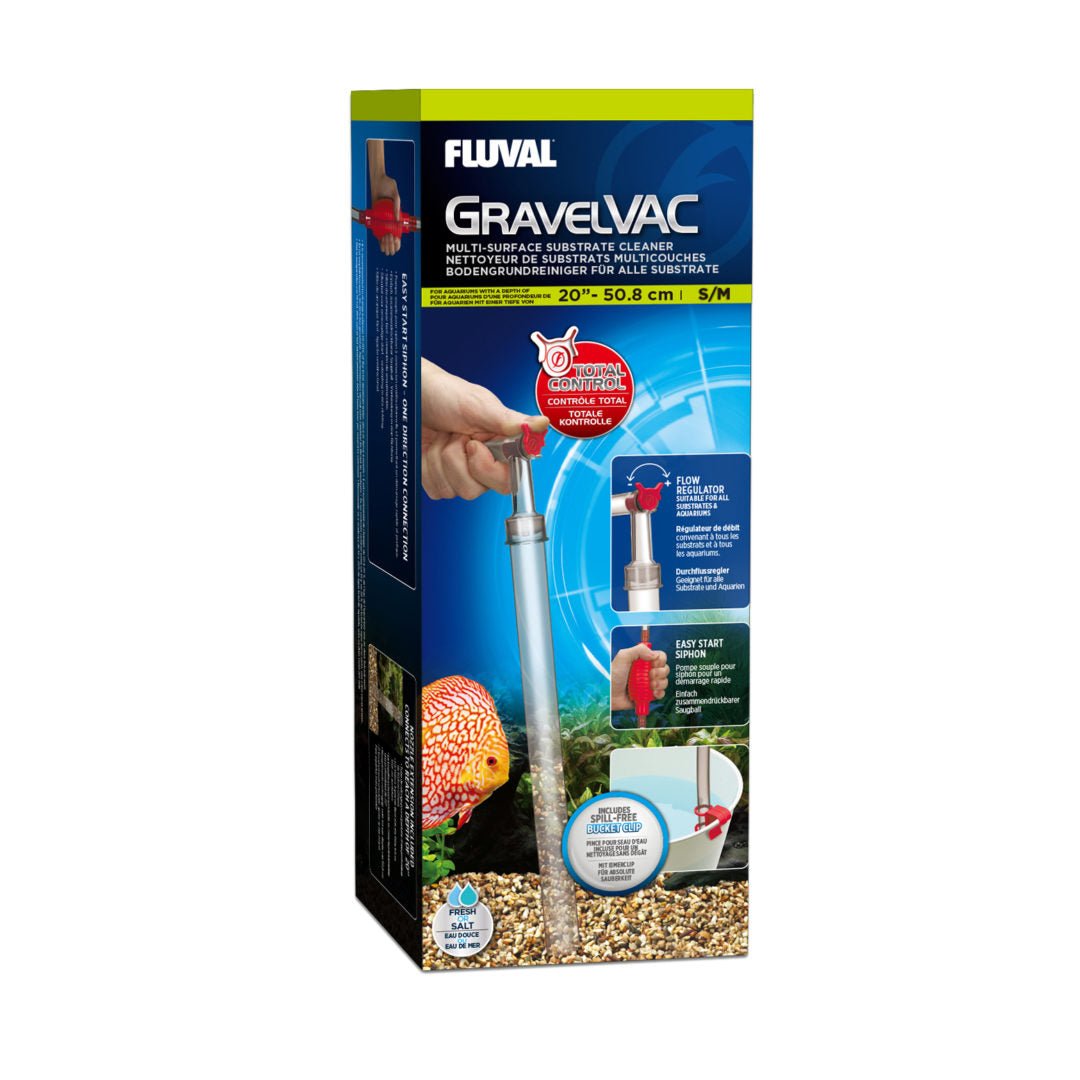 Fluval Gravel Vac Multi - Substrate Cleaner - Small / Medium - Planted Aquaria