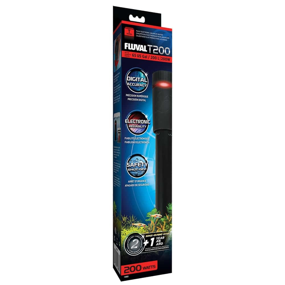 Fluval T - Series Fully Electronic Aquarium Heaters - Planted Aquaria