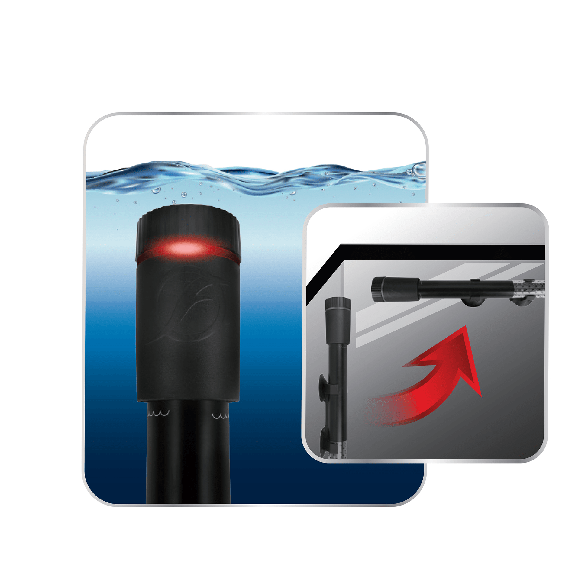 Fluval T - Series Fully Electronic Aquarium Heaters - Planted Aquaria