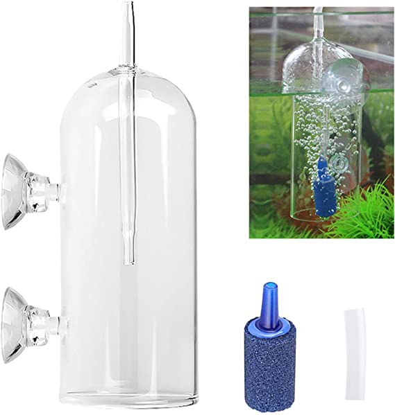 O2 Cover Glass Oxygen Airstone Cover - Planted Aquaria - Bring Nature Home ...
