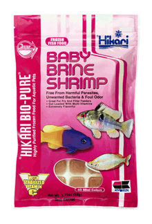 Hikari Bio - Pure Frozen Baby Brine Shrimp 1.75oz Cubes - Planted Aquaria