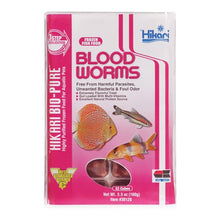 Hikari Bio - Pure Frozen Blood Worms 3.5oz Cubes - Planted Aquaria