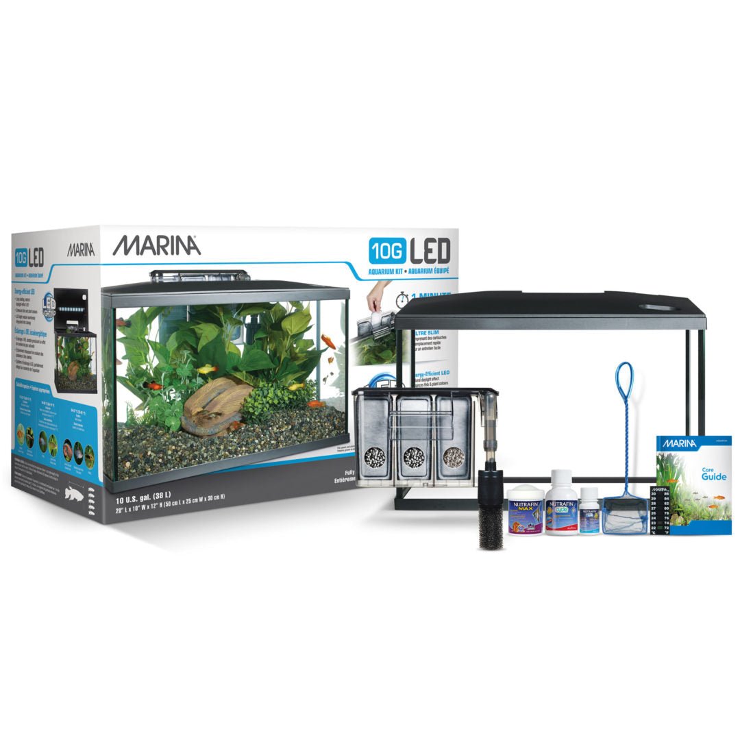Marina 10G (10 Gal.) LED Aquarium Kit - Planted Aquaria