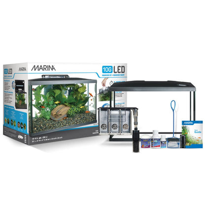 Marina 10G (10 Gal.) LED Aquarium Kit - Planted Aquaria