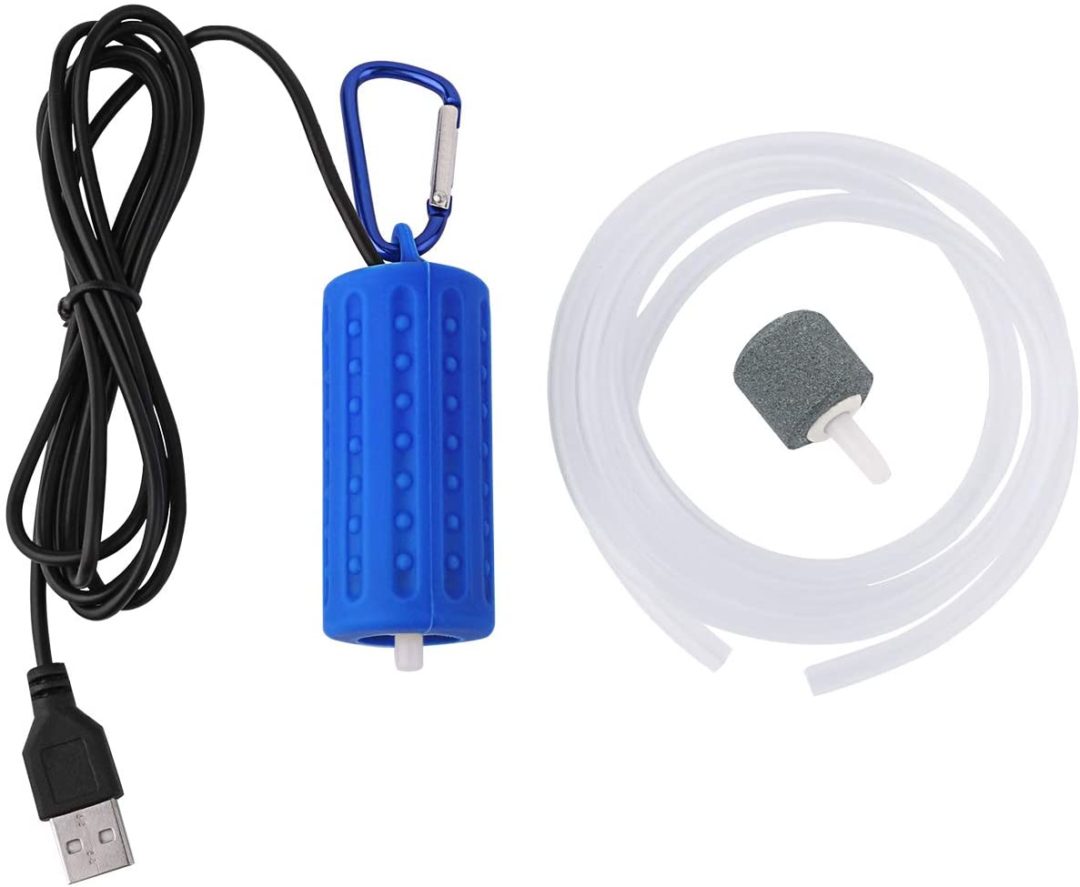 Nano USB Air Pump Kit Blue - Planted Aquaria