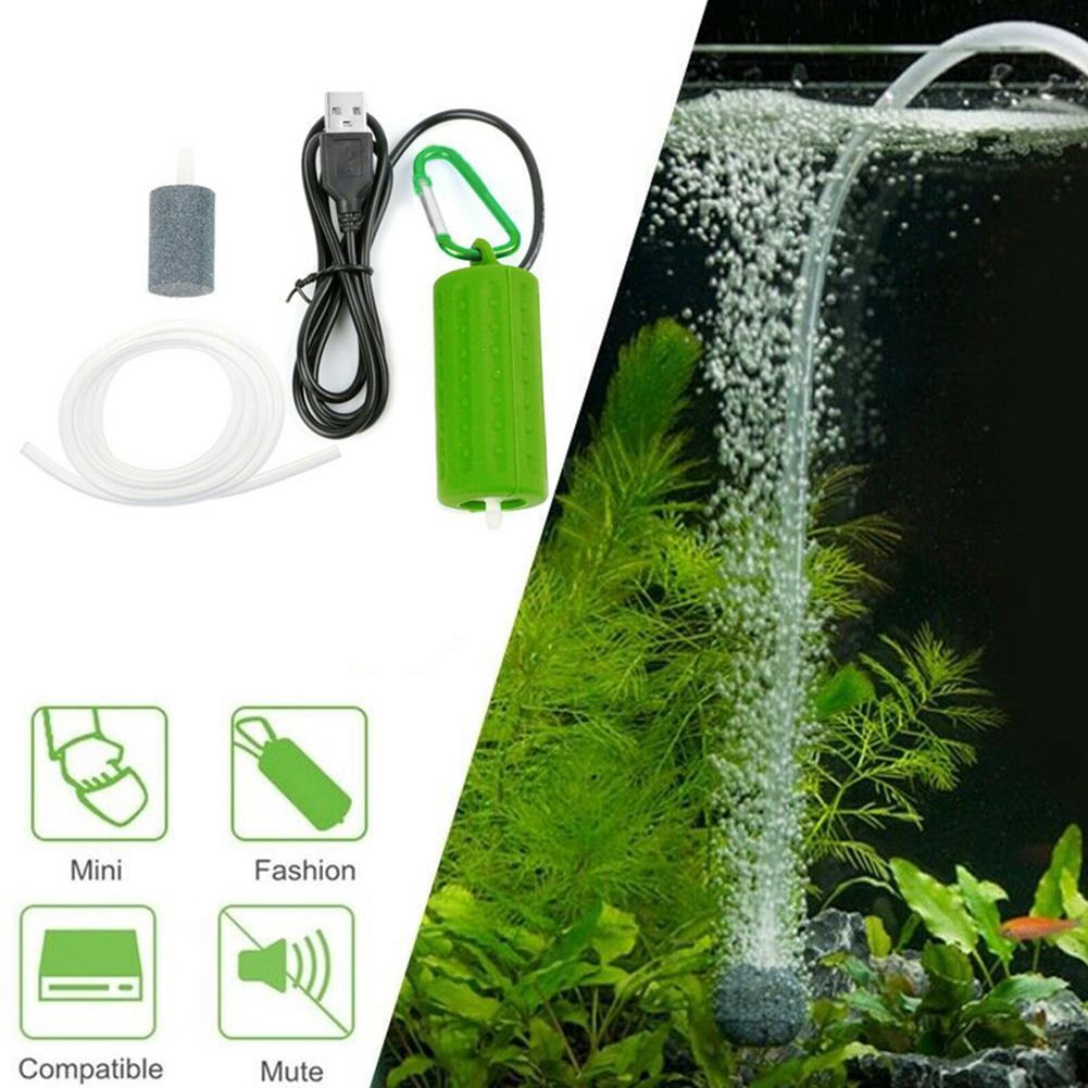 Nano USB Air Pump Kit Green - Planted Aquaria