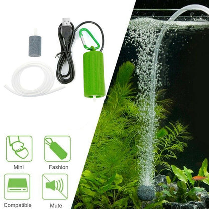 Nano USB Air Pump Kit Green - Planted Aquaria