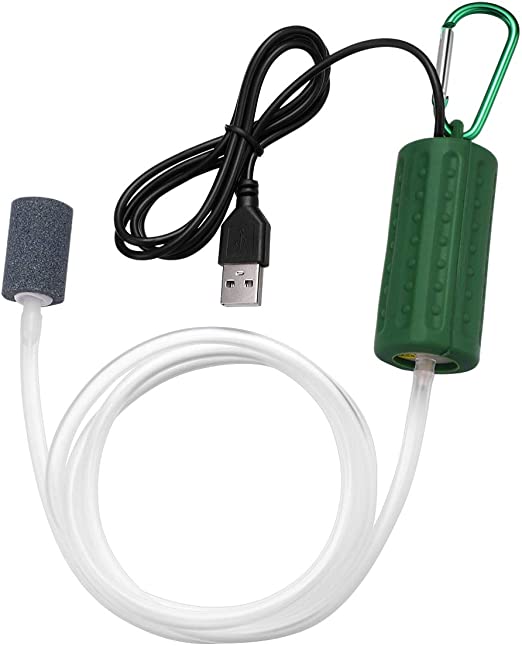 Nano USB Air Pump Kit Green - Planted Aquaria