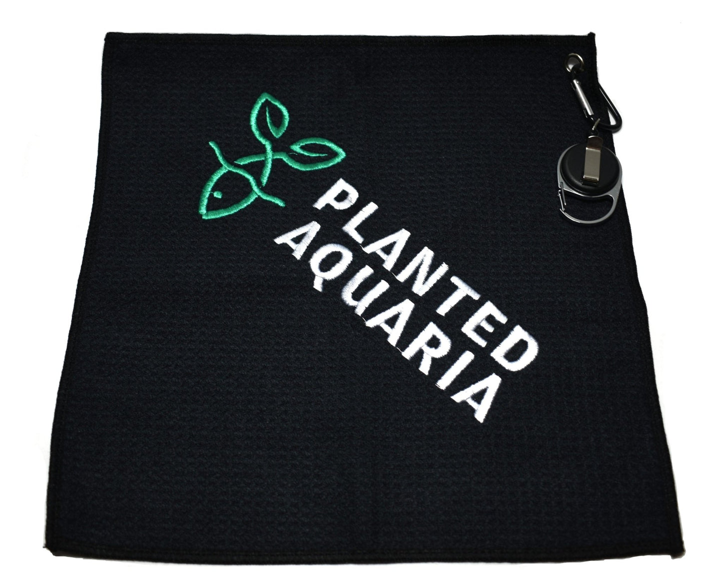 Planted Aquaria Microfiber Waffle Knit Hand Towel w/ Retractable Clip - Planted Aquaria