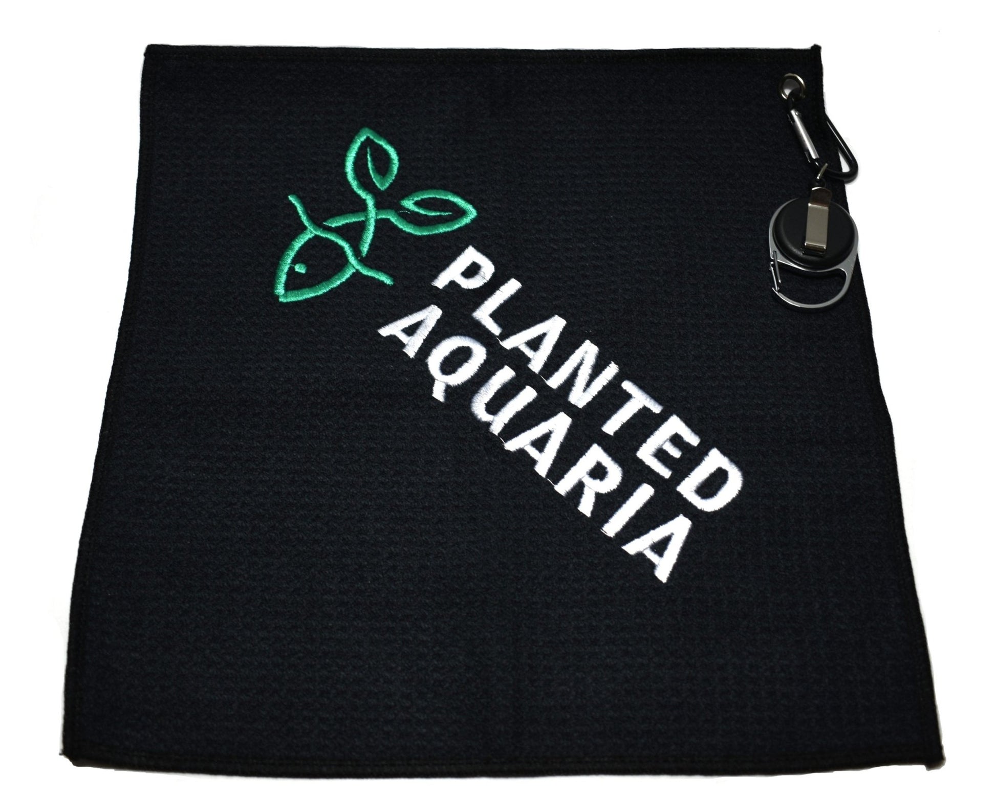 Planted Aquaria Microfiber Waffle Knit Hand Towel w/ Retractable Clip - Planted Aquaria