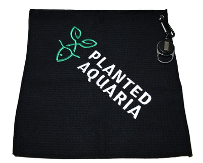 Planted Aquaria Microfiber Waffle Knit Hand Towel w/ Retractable Clip - Planted Aquaria