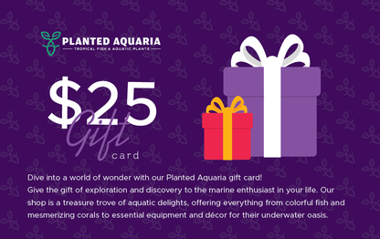 Planted Aquaria Gift Card