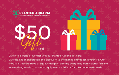 Planted Aquaria Gift Card