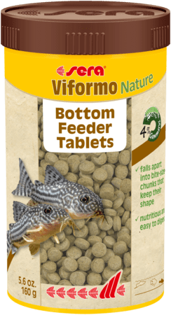 Sera Viformo Nature Bottom Feeder Tablets 64g - Planted Aquaria